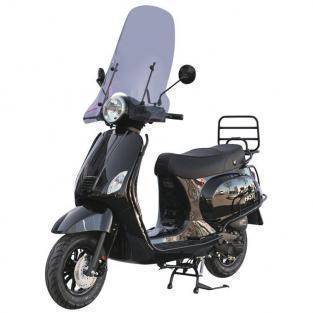 Riva Fast Luxury Glans zwart scooter 50cc 4-takt