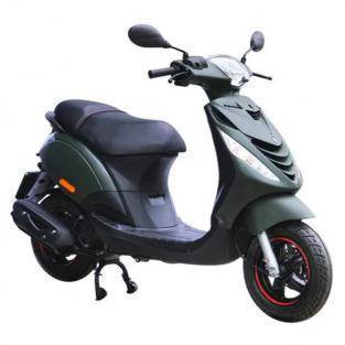 Piaggio Zip SP custom Mat leger groen