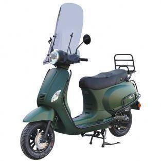 Riva Fast Luxury mat groen scooter 50cc 4-takt